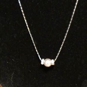 Vintage Park Lane Tween Necklace on silver chain.